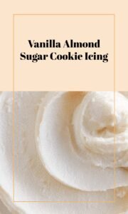 Vanilla Almond Sugar Cookie Frosting