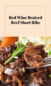 Red Wine Braised Beef Short Ribs Recipe