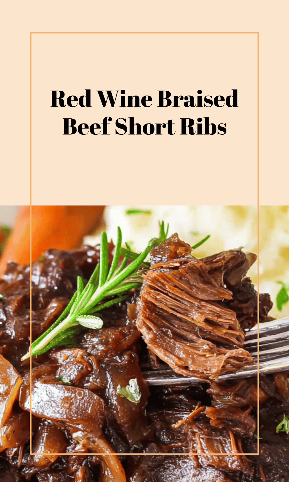 Red Wine Braised Beef Short Ribs Recipe